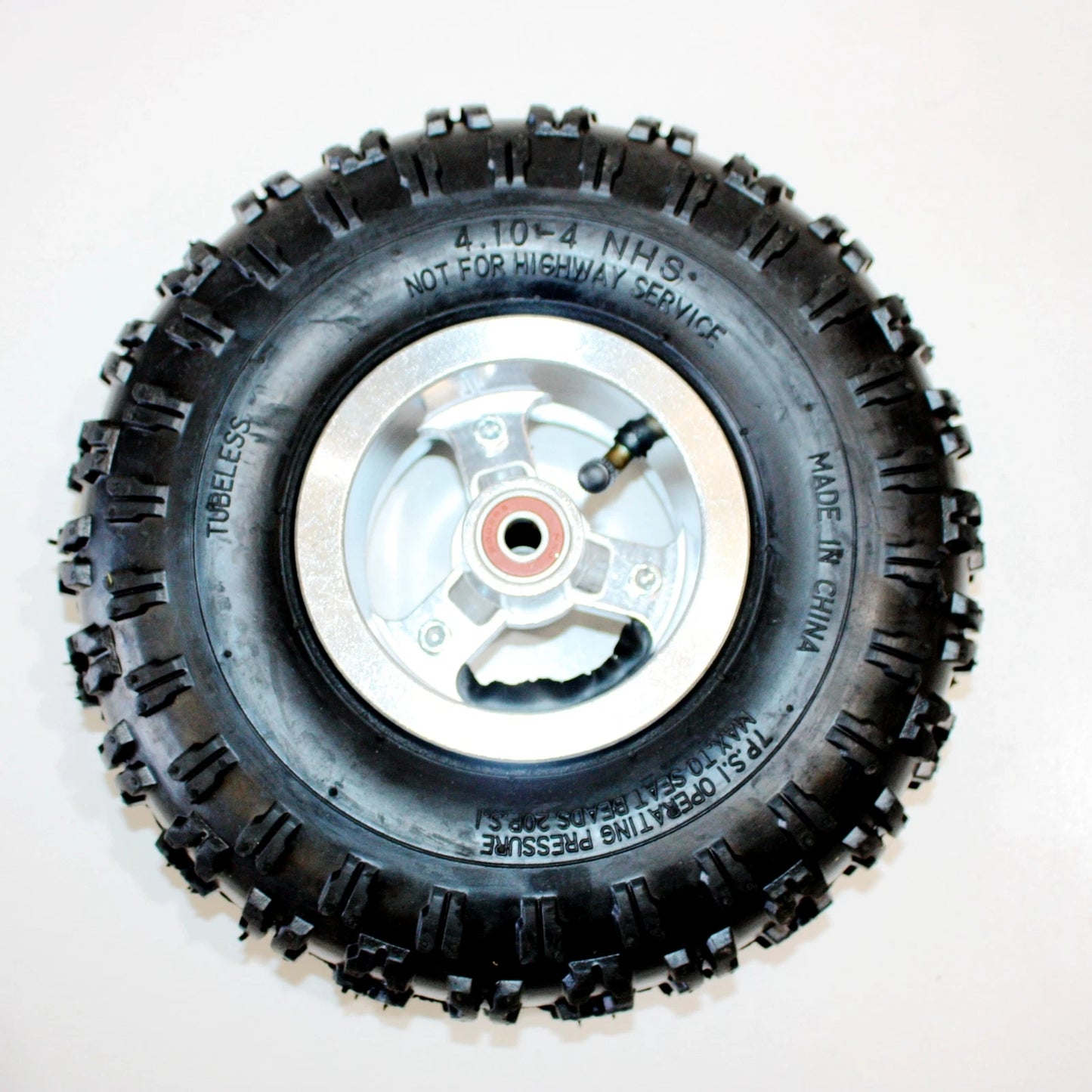 4.10-4 4" Wheel Rim Tire for 47cc 49cc Mini Quad Dirt Bike ATV Buggy