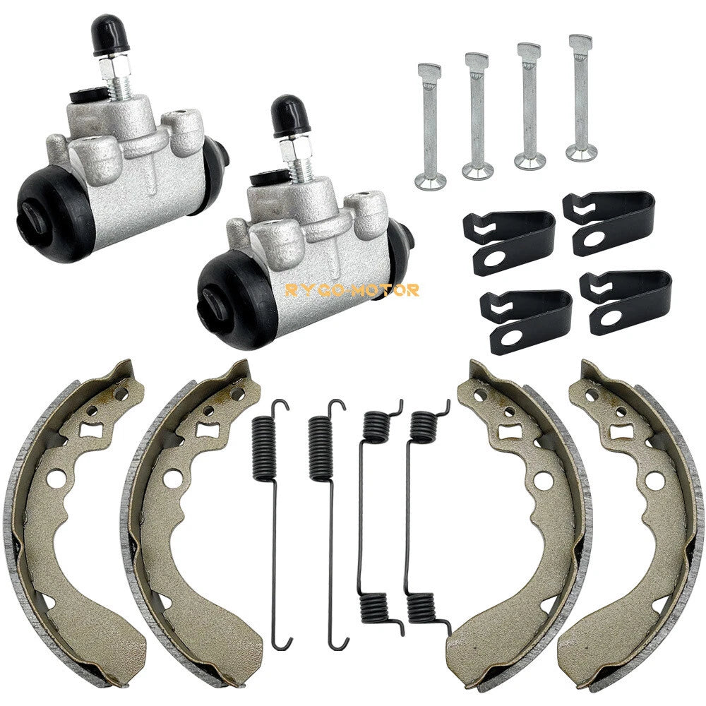 2 x Front Brake Wheel Cylinders & Shoes for Kawasaki Mule 500-550 (1991–1994)