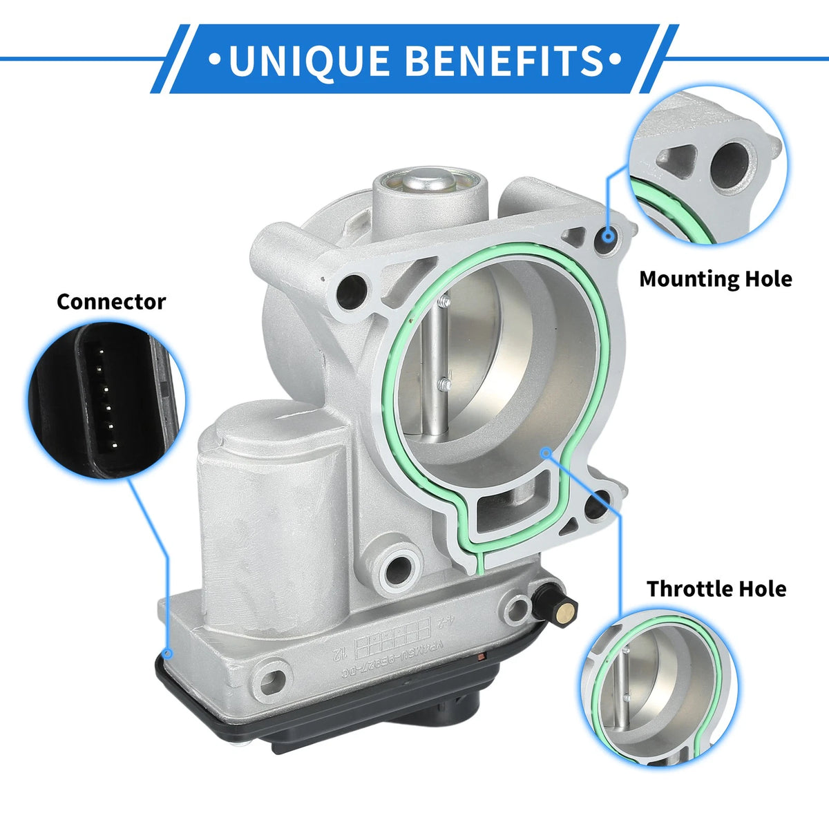 Throttle Body for Ford Fiesta Mk5 Hatchback 2001-2010 (1 x)