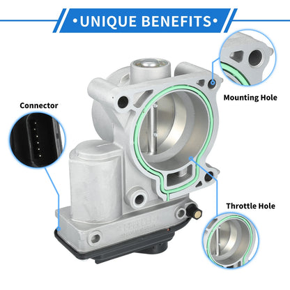 Throttle Body for Ford Fiesta Mk5 Hatchback 2001-2010 (1 x)