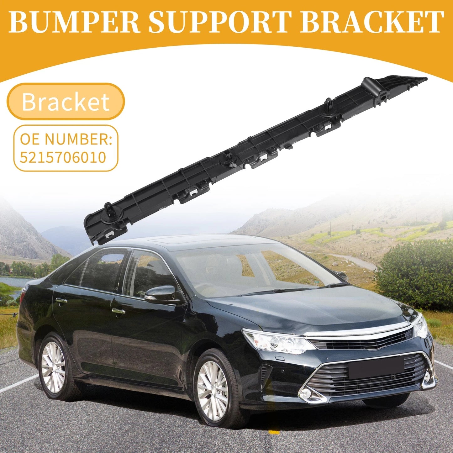 RH Front Bumper Support Bracket for Toyota Camry (2007-2011) 1 Pc