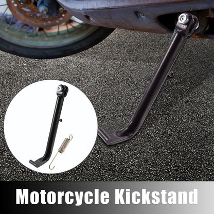 Kickstand Side Support Stand with Spring Black for Honda CG125