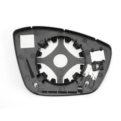 Left Side White Heated Mirror Glass for Peugeot 208, 308 (2012-2023)