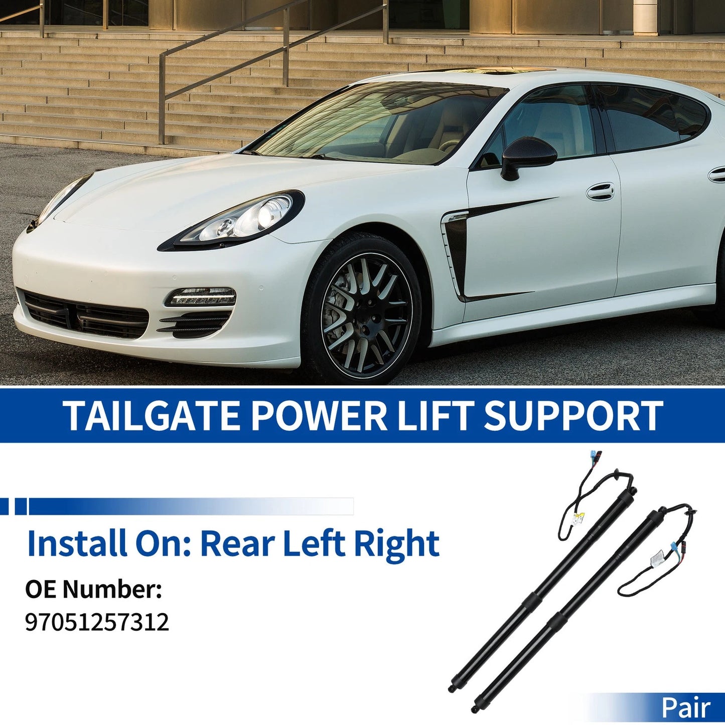 Tailgate Power Lift Supports for Porsche Panamera (2010-2016)
