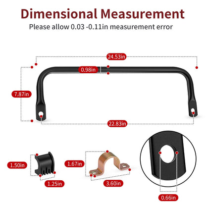 Rear Stabilizer Sway Bar for Polaris Sportsman 850 XP 1000 (2020–2021)