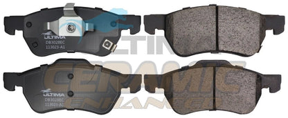 CERAMIC FRONT & REAR BRAKE PADS for MG ZS ZST 1.5L NSE (2017–2024)