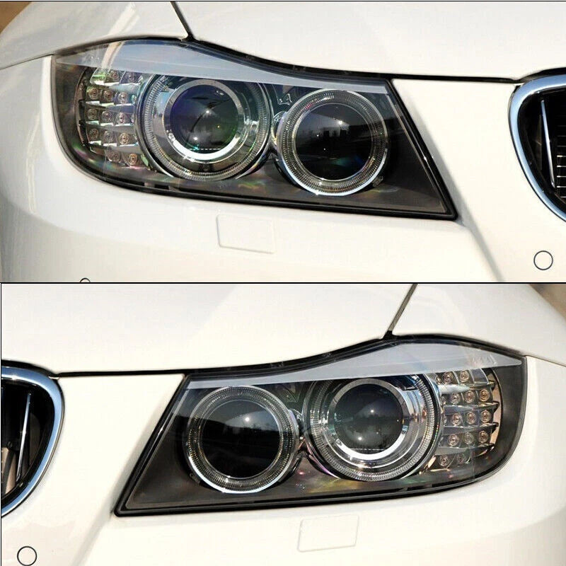 Xenon Headlight Lens Cover for BMW 3 E90 E91 Sedan 2006-2012 (2 x)
