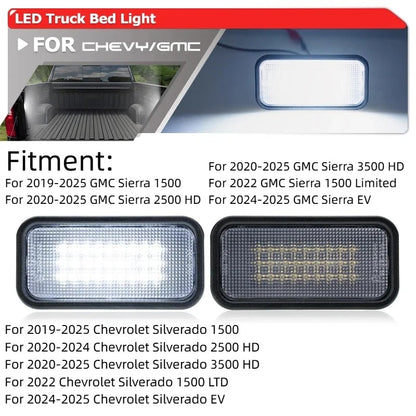 SMD Truck Cargo Bed Lights for GMC Sierra 1500/Silverado 1500 (2019–2025)