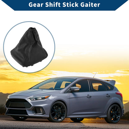 Car Gear Shift Stick Gaiter Black Leather for Ford Transit Mk7 (2006-2013)