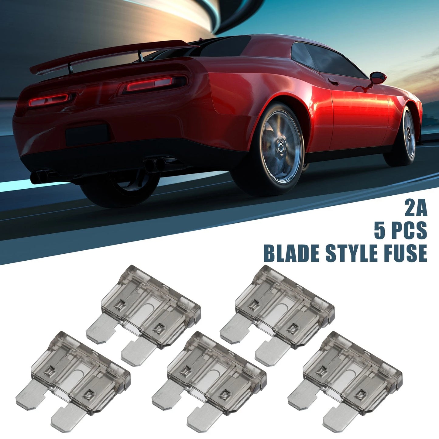 Fuse / 5pcs / Blade Style Fuses 2A for Car Boat Truck SUV RV Motorcycle