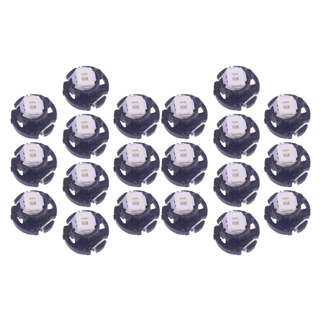 20 x Green T3 Neo Wedge LED Light Bulbs for Dashboard A/C Control Panel
