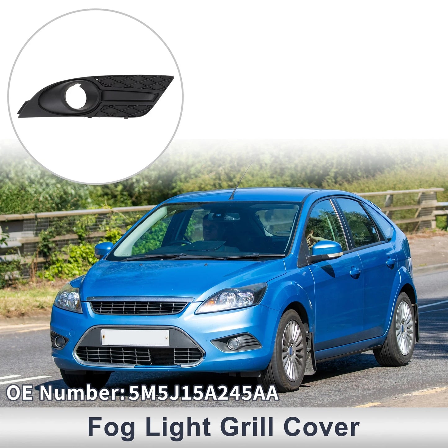 Front Right Fog Light Grill for Ford Focus (2007-2008) - 1 x Piece