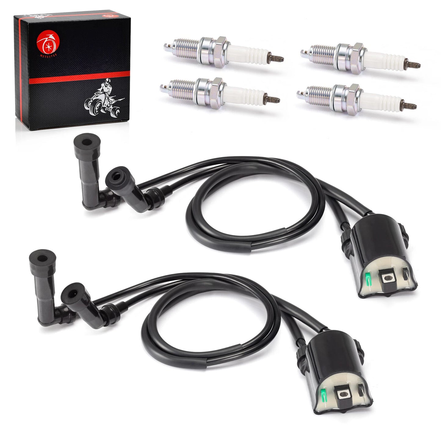 Ignition Coil + Spark Plug for Kawasaki Vulcan VN 1600 Classic/Nomad/Mean Streak