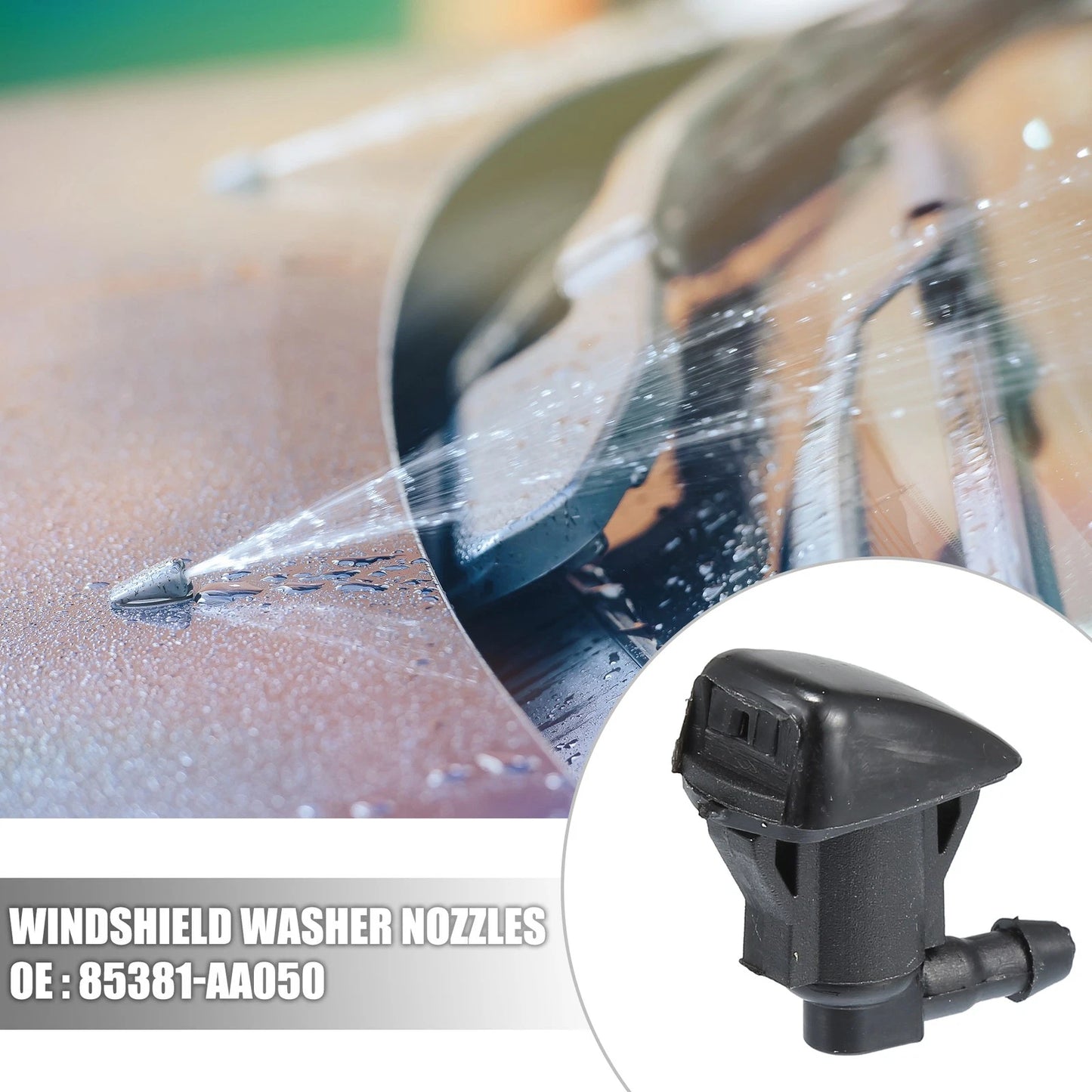 Front Windshield Washer Nozzles  Spray Jets for Toyota Solara (2004-2008)