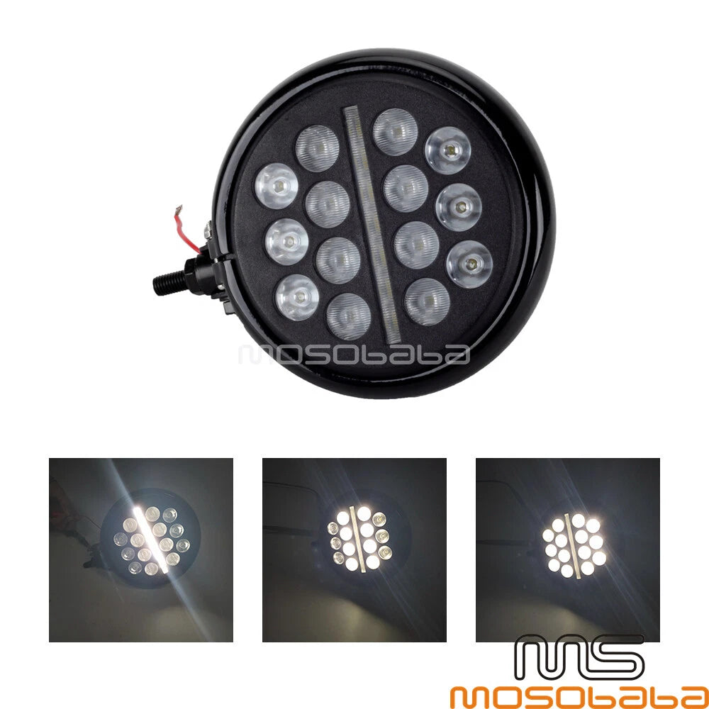 11" Windshield Front Fairing w/5.75" LED Headlight for Harley FXLRS (2020-2023)