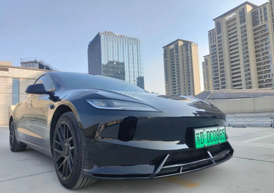 Front Bumper Spoiler Lip Kit for Tesla Model 3 (2017-2023)