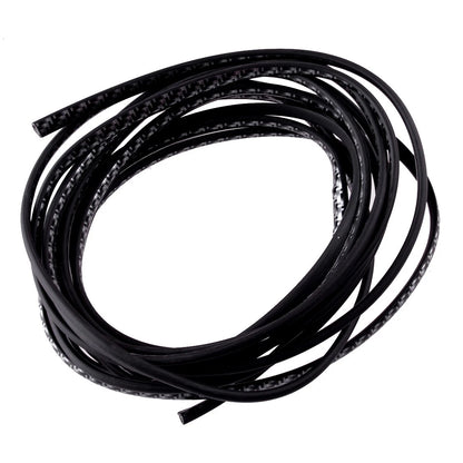 5M Carbon Fiber Style Car Door Edge Guard Trim Strip Anti Scratch Seal