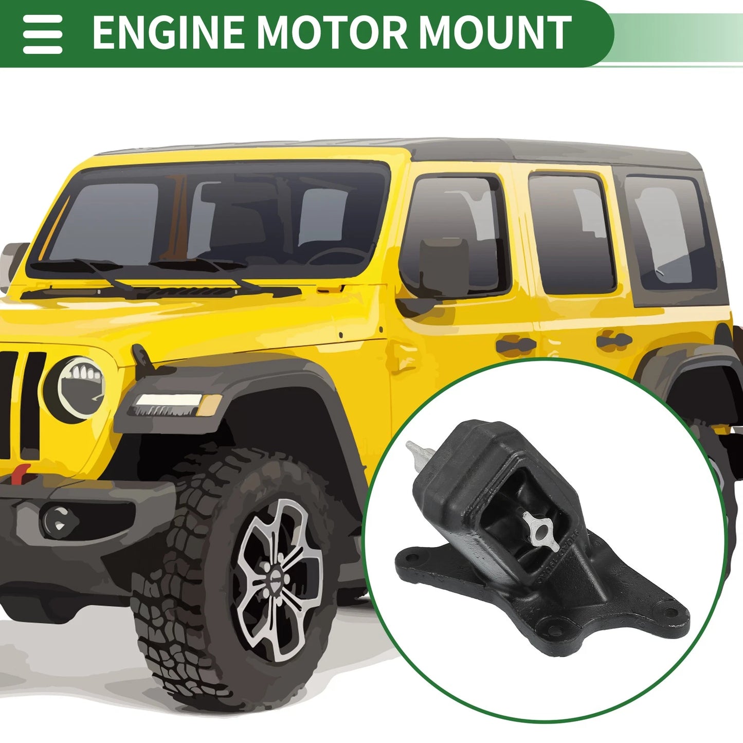 Engine Mount for Jeep Wrangler 3.8L (2007-2011)