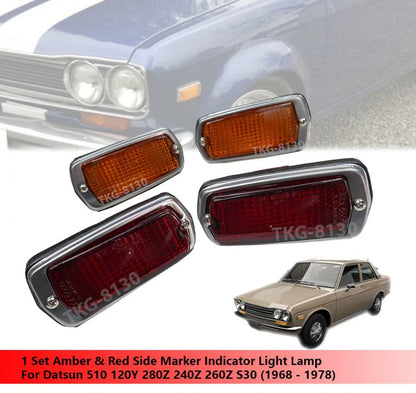 1 x Side Marker Indicator Light for Datsun 510, 120Y, 240Z, 260Z, 280Z (1968-1978)