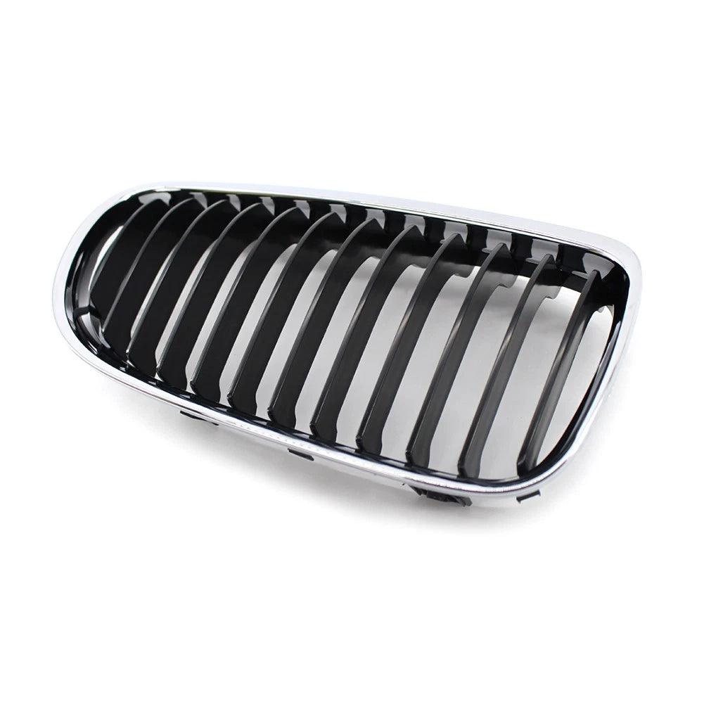 Chrome Black Front Kidney Grille for BMW E90 E91 LCI 328i 335i (2009-2011)