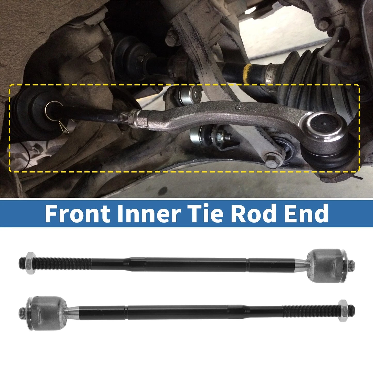 Front Inner Tie Rod End Links for Chrysler Town & Country (2011-2016)