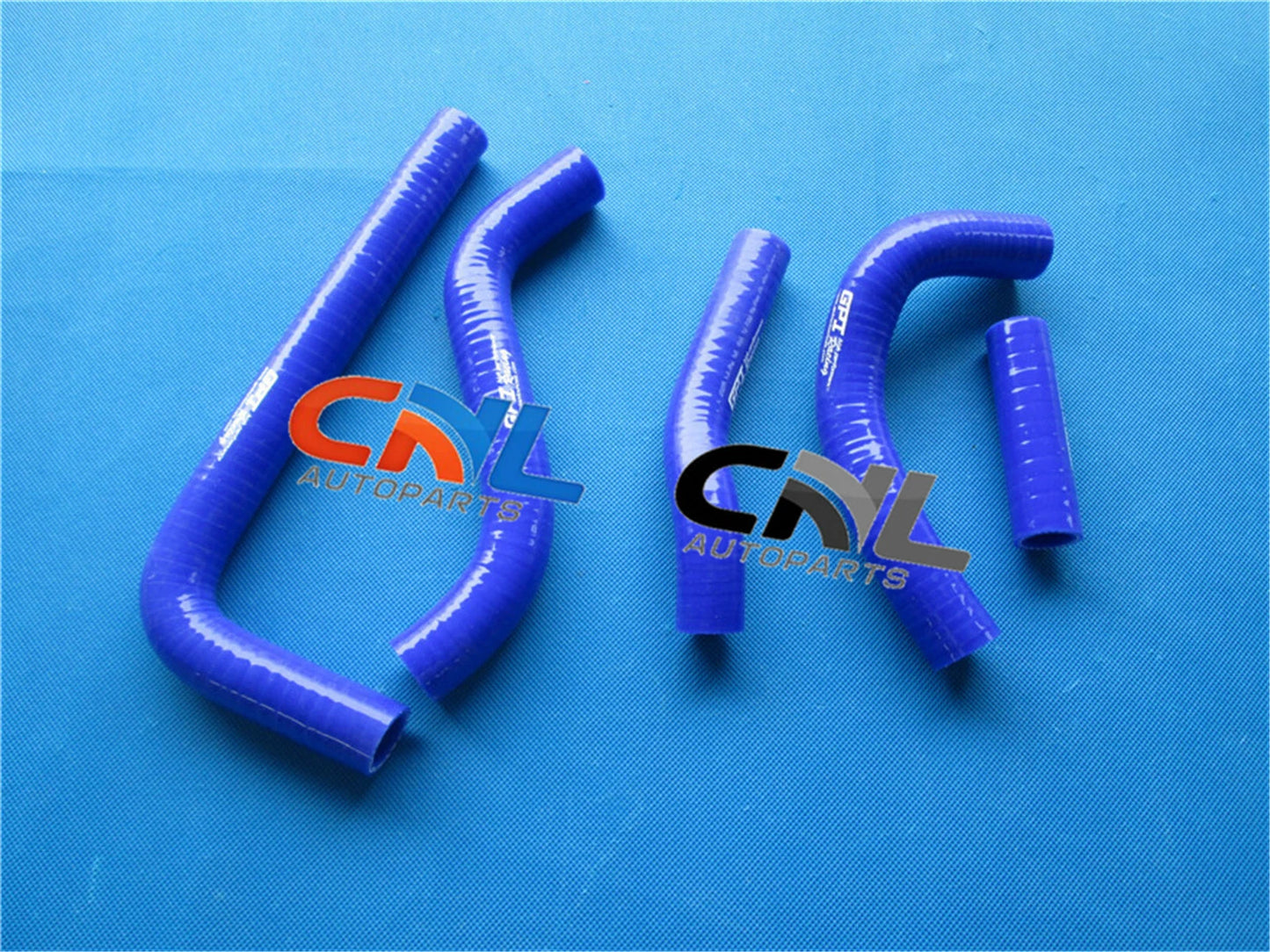 Silicone Radiator Hoses 2 x Blue for Suzuki RMZ250 (2010-2012)