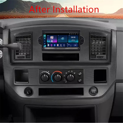 6.8" Android 13 Stereo Radio GPS Navi OBD RDS for Jeep Ram Dodge Chrysler