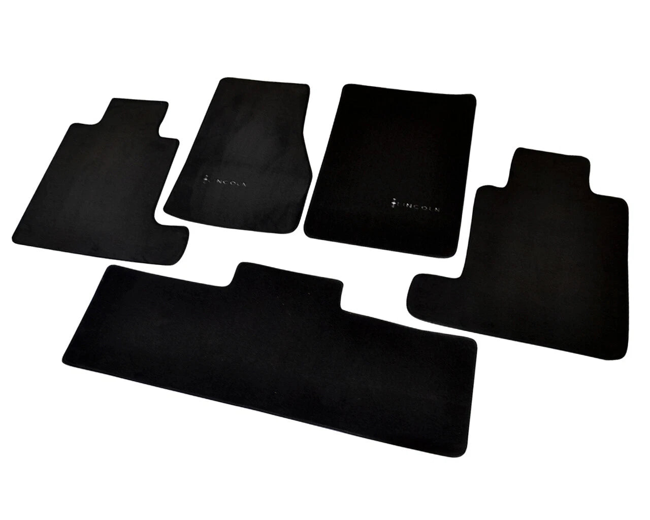 Black Tailored 5 x Piece Floor Mats for Lincoln Navigator (1998-2002)