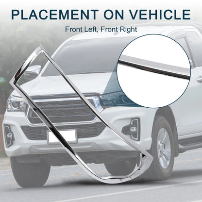 Car Front Headlight Trim Bezel for Toyota HILUX REVO (2015–2017)