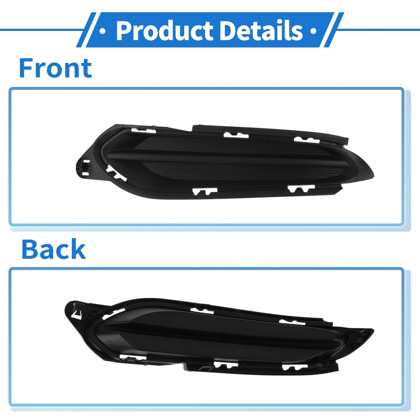 Front Left Fog Light Grill for Honda HR-V (2016-2018)