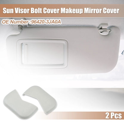 Gray Sun Visor Bolt Covers for Nissan Altima (2013-2023)