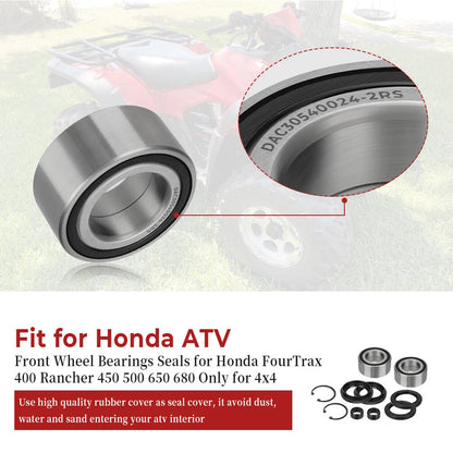 Front Wheel Bearings Seals for Honda Rincon (2003–2005)