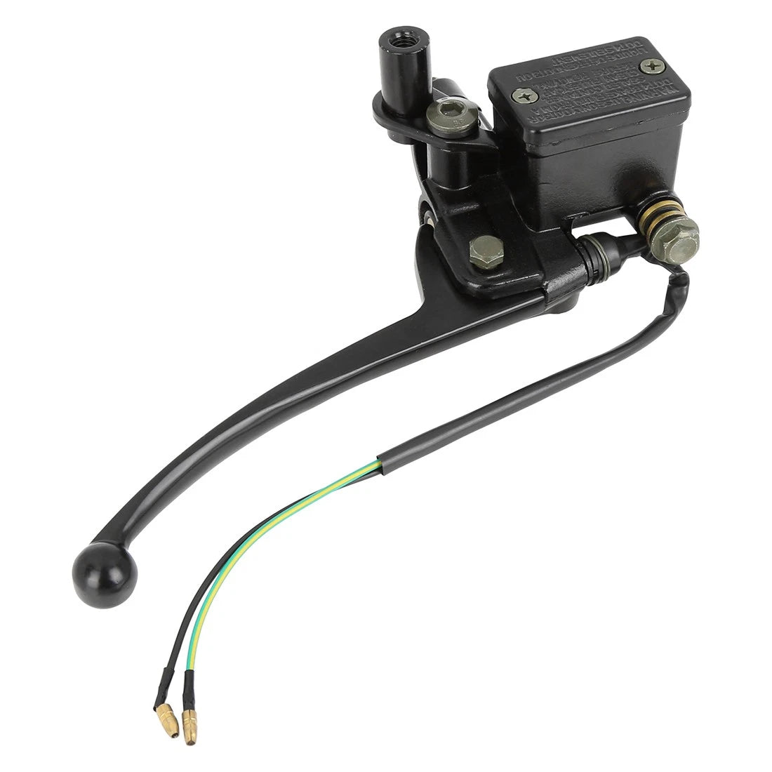 Front Black Metal Motorcycle Brake Master Cylinder Pump Lever for Yamaha ZY125