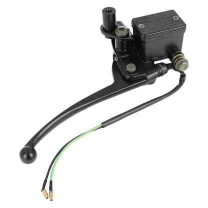 Front Black Metal Motorcycle Brake Master Cylinder Pump Lever for Yamaha ZY125