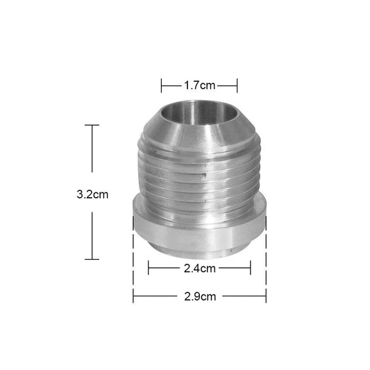 12AN Male Aluminum Weld-On Fitting for JXSS032 AU