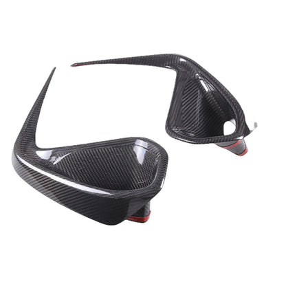 2 x Carbon Fiber Front Bumper Side Air Vent Trims for Subaru BRZ (2022-2023)