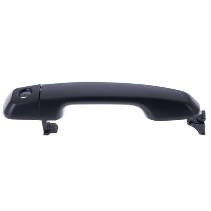 Black Front Right Outer Door Handle with Keyhole for Toyota Landcruiser (2009-2023)