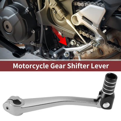 Folding Motorcycle Gear Shifter Lever for Bosuer 125 Titanium Tone Lever