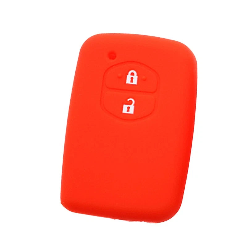 Silicone 2 x Button Key Cover Case for Toyota RAV4, Land Cruiser, Camry, Vitz, Yaris