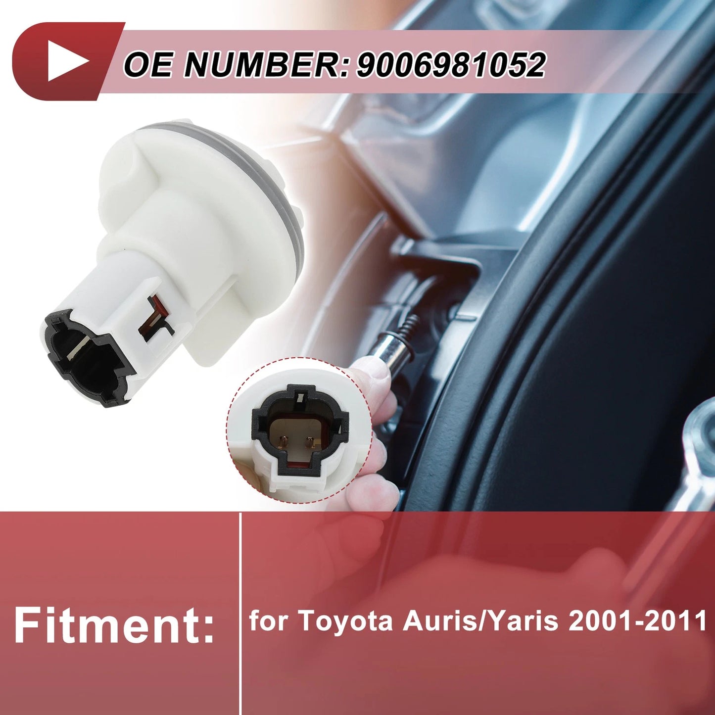 Front Turn Signal Light Socket for Toyota Auris/Yaris (2001-2011)