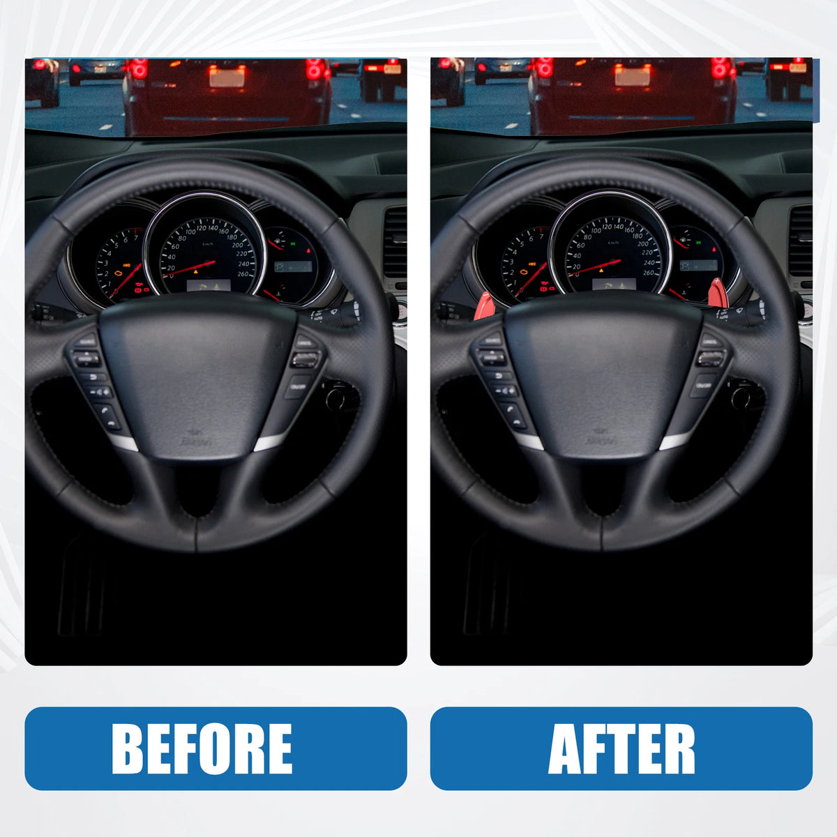 Steering Wheel Shift Paddle Covers for Lexus ES200 ES260 ES300h (2018-2021)