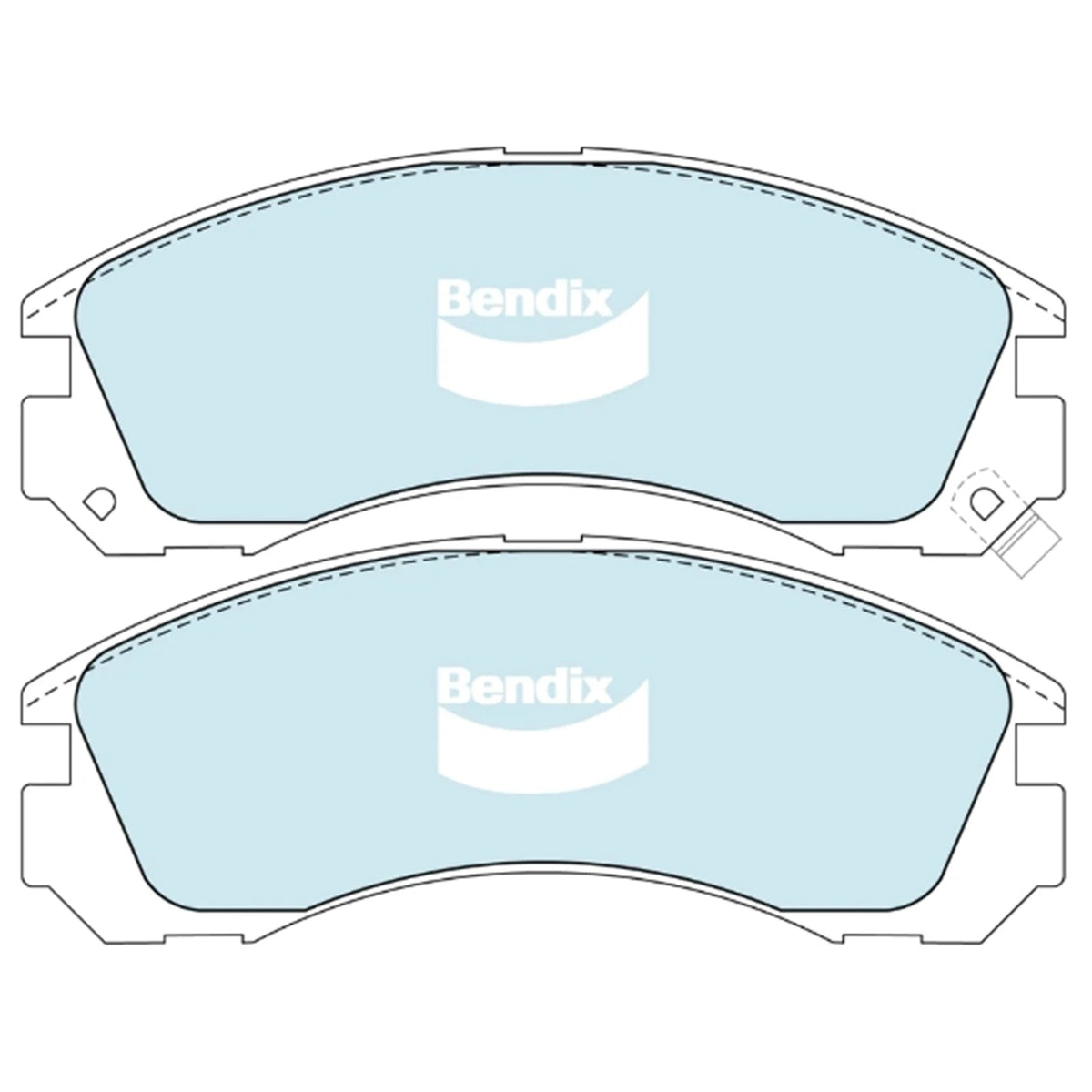 GCT Disc Brake Pads for Mitsubishi 3000GT JF V6 6G72 (1992-1996)