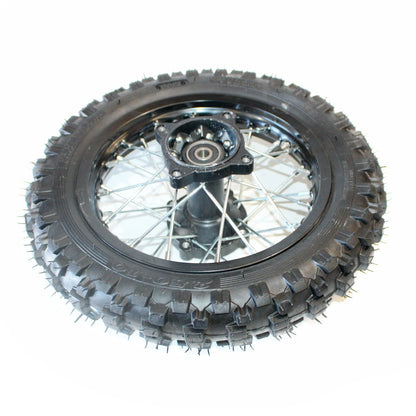 12mm Axle 10" Front & Rear Wheel Rim Tire for PIT PRO Dirt Bike