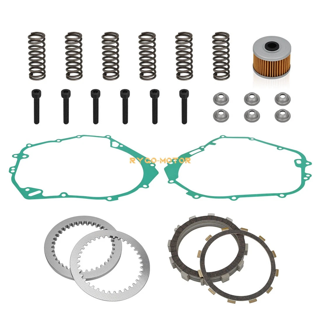 Clutch Friction Plates, Gasket, Oil Filter for Polaris Predator Outlaw 500