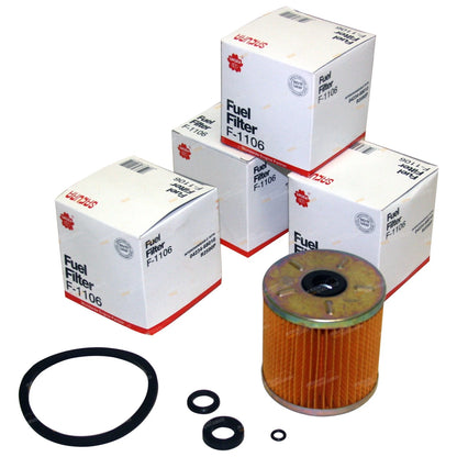 4 x Primary Diesel Fuel Filters for Landcruiser 70 Series HZJ75 HZJ78 HZJ79