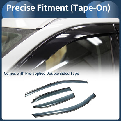 Window Deflectors Side Window Vent Visors for Toyota Corolla (2020–2024)