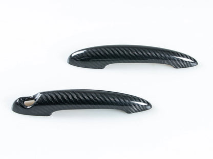 2 x Carbon Outer Handle Covers for Mini Cooper R50 R52 R55 R56 R57 R61 (2001-2020)