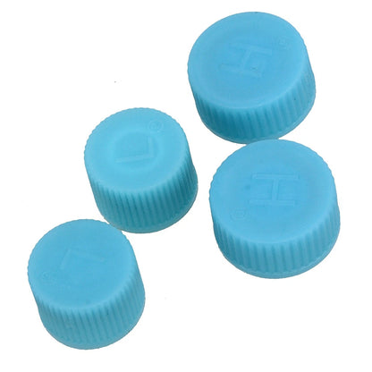 8x Blue AC A/C System Valve Caps for High Low Pressure Service
