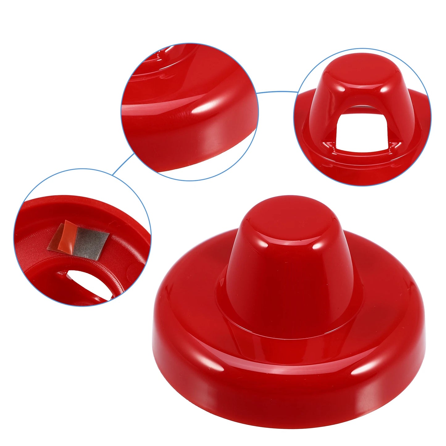 Radio Antenna Base Cover for Jeep Wrangler & Gladiator (2018-2023) Red