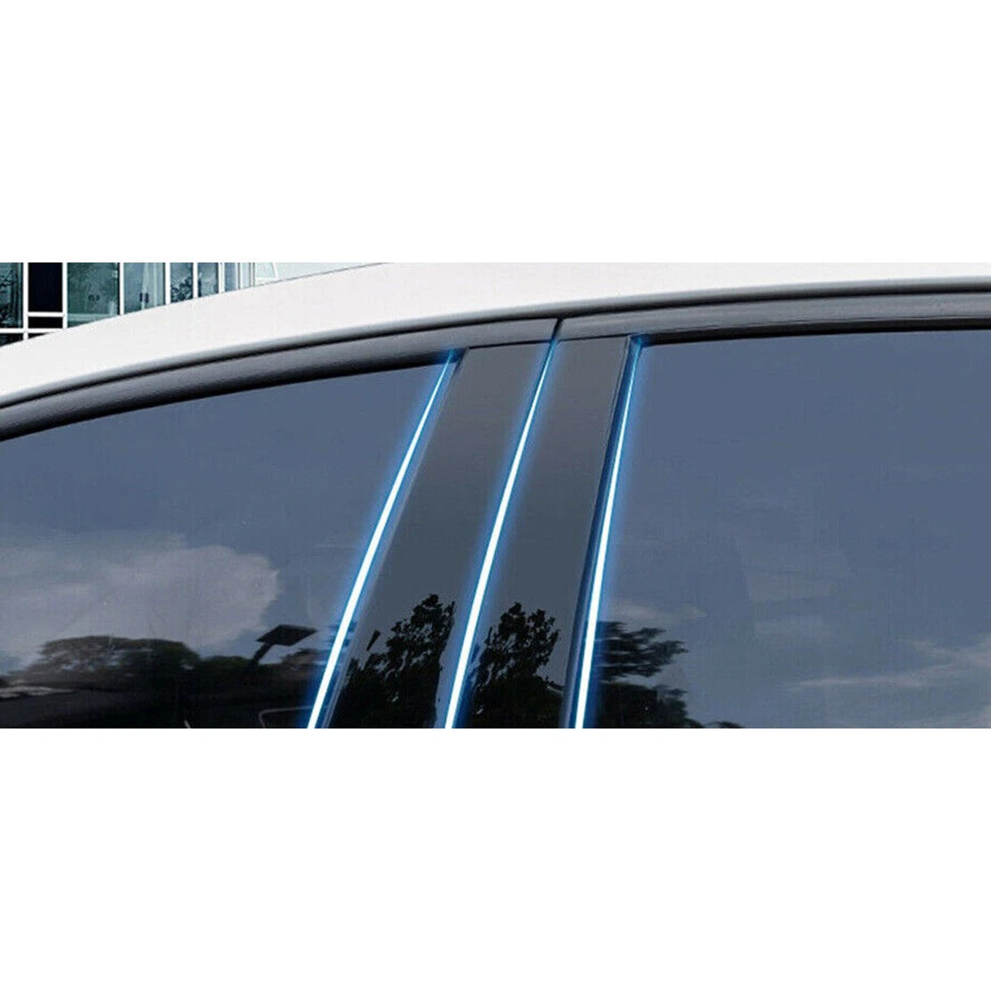 Window Door Pillar Post Cover Trim for Range Rover HSE (2002-2012)